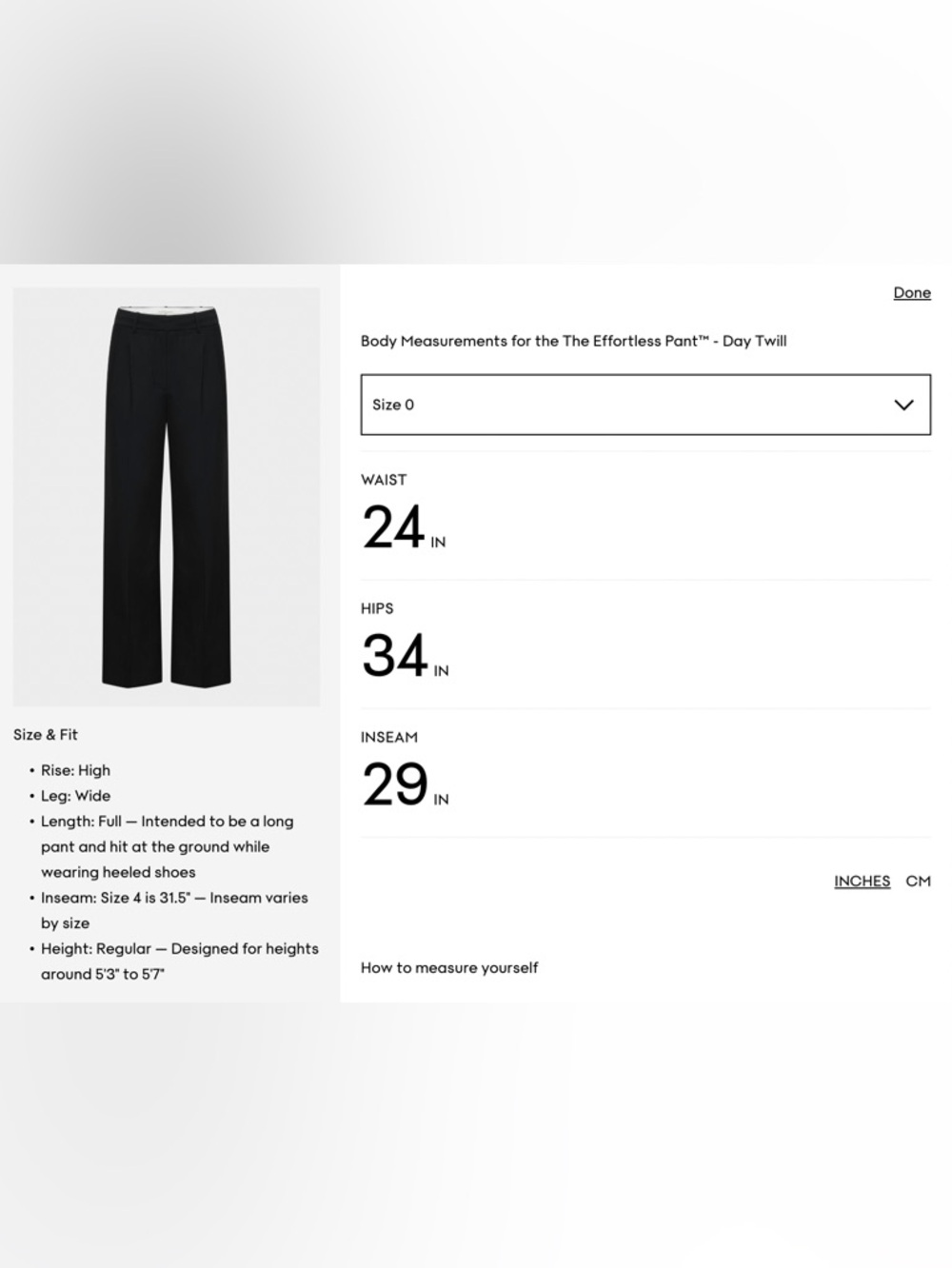 Aritzia Black The Effortless Pant Day Twill, Size 0 - Picture 9 of 16